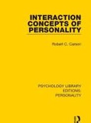 Interaction Concepts of Personality