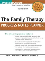 The Family Therapy Progress Notes Planner 2e