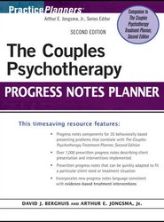 The Couples Psychotherapy Progress Notes Planner 2e