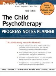 The Child Psychotherapy Progress Notes Planner