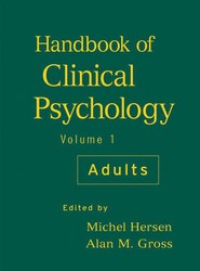 Handbook of Clinical Psychology V 1 - Adults