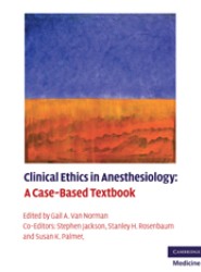Clinical Ethics in Anesthesiology