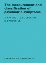 Measurement and Classification of Psychiatric Symptoms