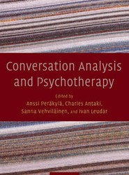 Conversation Analysis and Psychotherapy