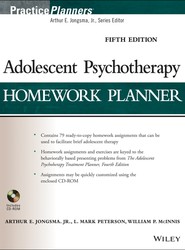 Adolescent Psychotherapy Homework Planner