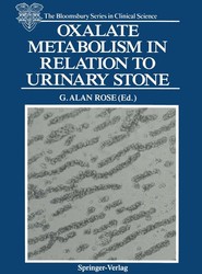 Oxalate Metabolism in Relation to Urinary Stone