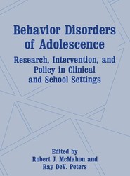 Behavior Disorders of Adolescence