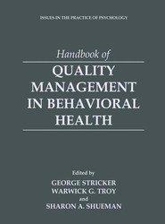 Handbook of Quality Management in Behavioral Health