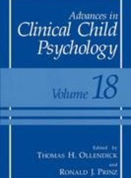 Advances in Clinical Child Psychology