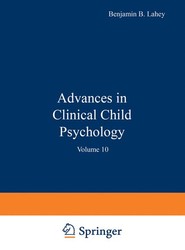 Advances in Clinical Child Psychology