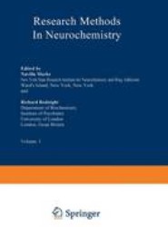 Research Methods in Neurochemistry