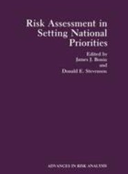 Risk Assessment in Setting National Priorities