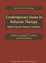 Contemporary Issues in Behavior Therapy