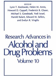 Research Advances in Alcohol and Drug Problems