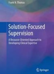 Solution-Focused Supervision