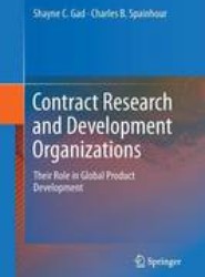 Contract Research and Development Organizations