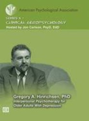 Interpersonal Psychotherapy for Older Adults with Depression