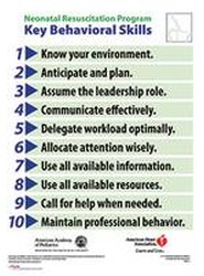 NRP Behavioral Skills Poster