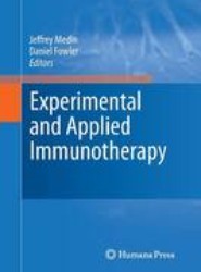 Experimental and Applied Immunotherapy