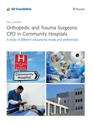 Orthopedic and Trauma Surgeons: CPD in Community Hospitals