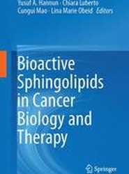 Bioactive Sphingolipids in Cancer Biology and Therapy