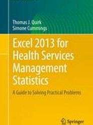 Excel 2013 for Health Services Management Statistics