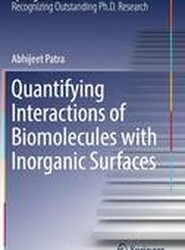 Quantifying Interactions of Biomolecules with Inorganic Surfaces
