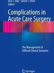 Complications in Acute Care Surgery