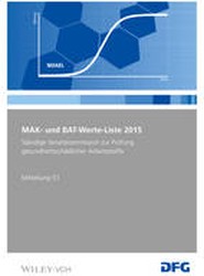 MAK- und BAT-Werte-Liste 2015: Mitteilung 51