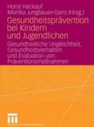 Gesundheitspravention bei Kindern und Jugendlichen