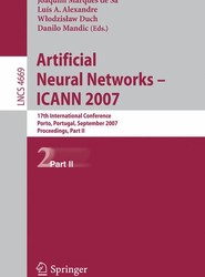 Artificial Neural Networks - ICANN 2007