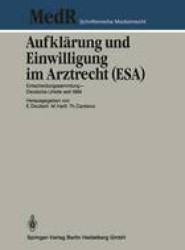 Aufklarung und Einwilligung im Arztrecht (ESA)