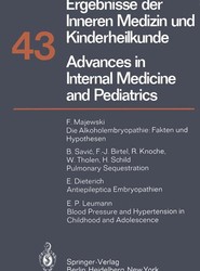 Advances in Internal Medicine and Pediatrics/Ergebnisse der Inneren Medizin und Kinderheilkunde