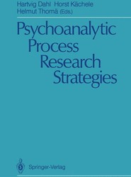 Psychoanalytic Process Research Strategies