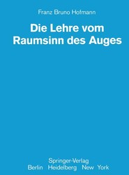 Die Lehre vom Raumsinn des Auges