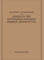 Lehrbuch der Differentialdiagnose Innerer Krankheiten
