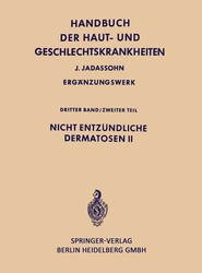 Nicht entzundliche Dermatosen II