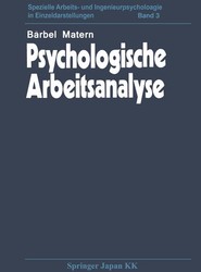 Psychologische Arbeitsanalyse