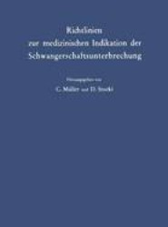 Richtlinien zur medizinischen Indikation der Schwangerschaftsunterbrechung