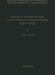 UEbungen zur Wachstums- und Entwicklungsphysiologie der Pflanze
