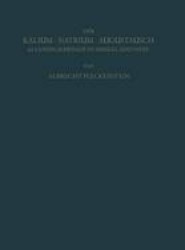 Der Kalium-Natrium-Austausch als Energieprinzip in Muskel und Nerv