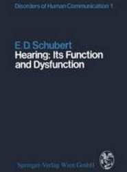Hearing: Its Function and Dysfunction