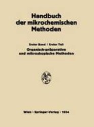 Praparative Mikromethoden in der Organischen Chemie
