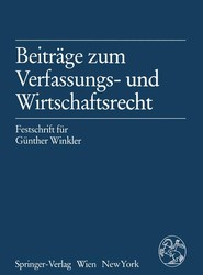 Beitrage zum Verfassungs- und Wirtschaftsrecht