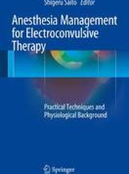 Anesthesia Management for Electroconvulsive Therapy