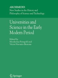 Universities and Science in the Early Modern Period