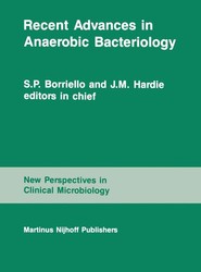 Recent Advances in Anaerobic Bacteriology