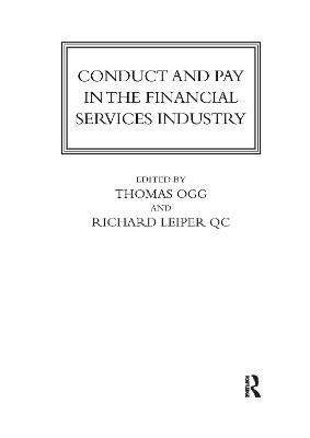 Conduct and Pay in the Financial Services Industry