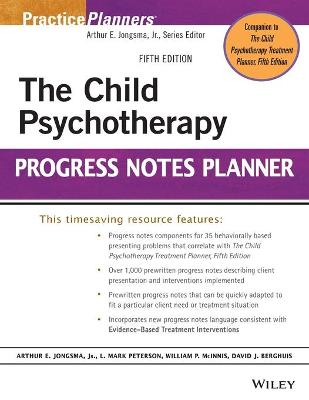 The Child Psychotherapy Progress Notes Planner 5e