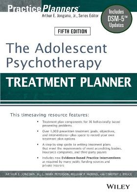 The Adolescent Psychotherapy Treatment Planner, Fifth Edition